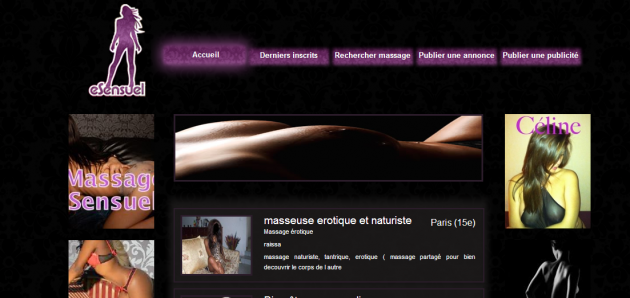 Agence web création d'un site de petites annonces de massages