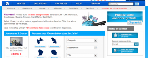 Rédaction web pour un site d'annonces immobilières