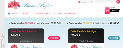 Audit d'un site e-commerce de vente de parfums