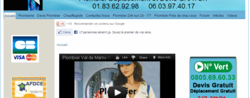 Création d'articles web pour présenter l'activité d'un plombier sur Paris