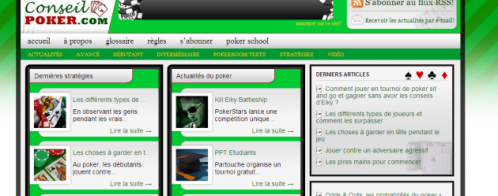 Rédaction de contenu pour un site de poker