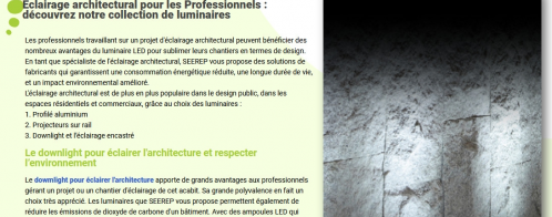 Rédaction de toutes les pages d'un site B2B