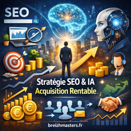 Stratégie SEO, IA & Acquisition : générez des leads réellement rentables